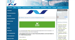 Desktop Screenshot of bayerischer-schwimmverband.de