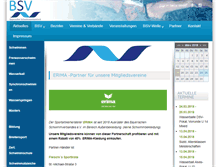 Tablet Screenshot of bayerischer-schwimmverband.de